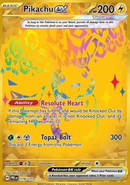 Pikachu ex (PRE 179)